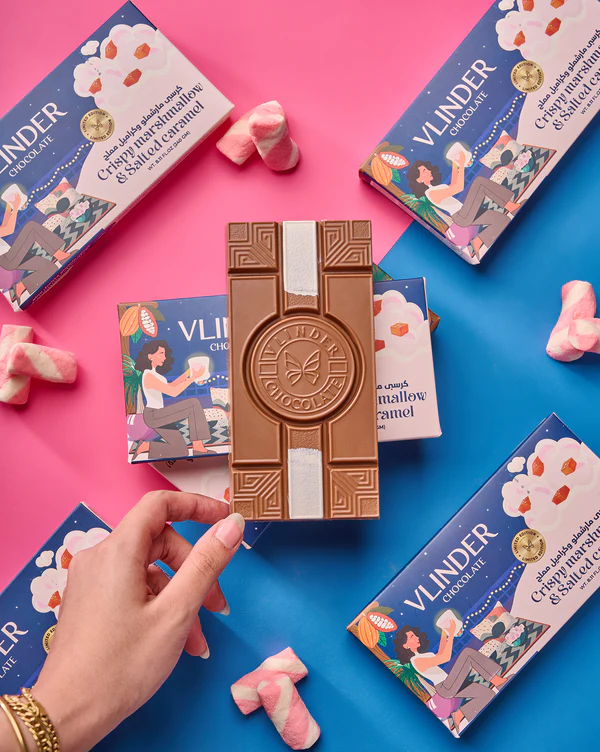 Crispy Marshmallow & Salted Caramel Chocolate Bar